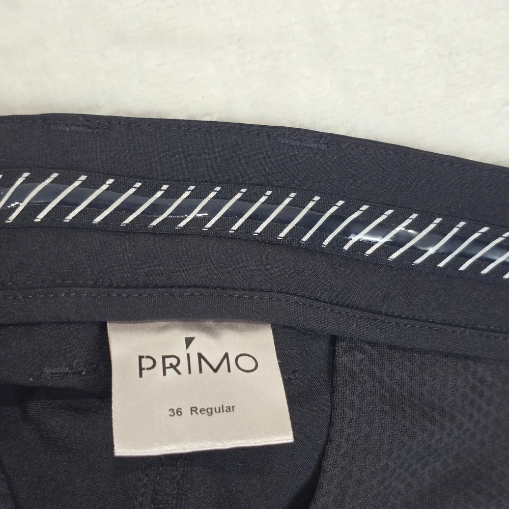 Primo Golf Joggers Mens 36 Regular Black Performance Tapered Ankle Zip Pants